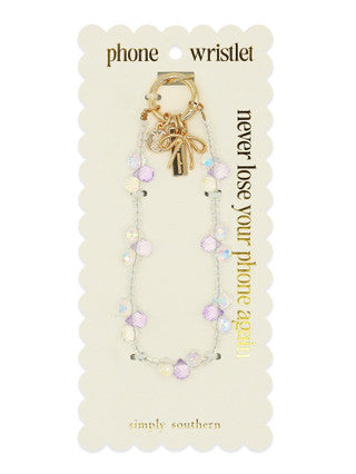 Phone Wristlet-Trio Purple