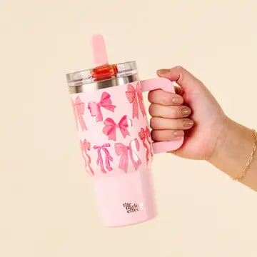 20 oz Tumbler-Blushing Bows
