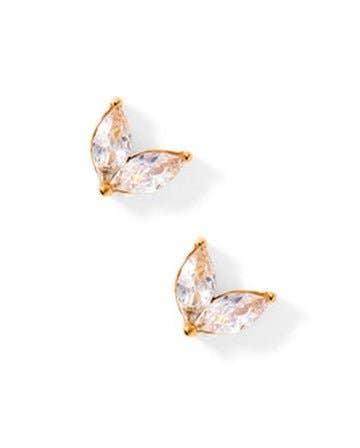Screwback Stud Earrings - Nova Gold