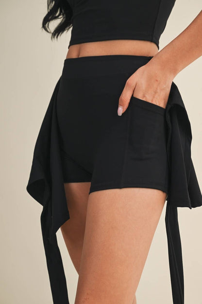 Wrap Tie Skort