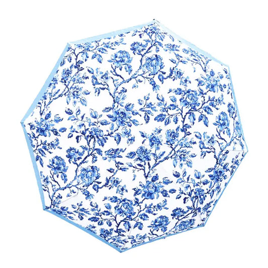 Lulu Mac Umbrella-Blue Floral
