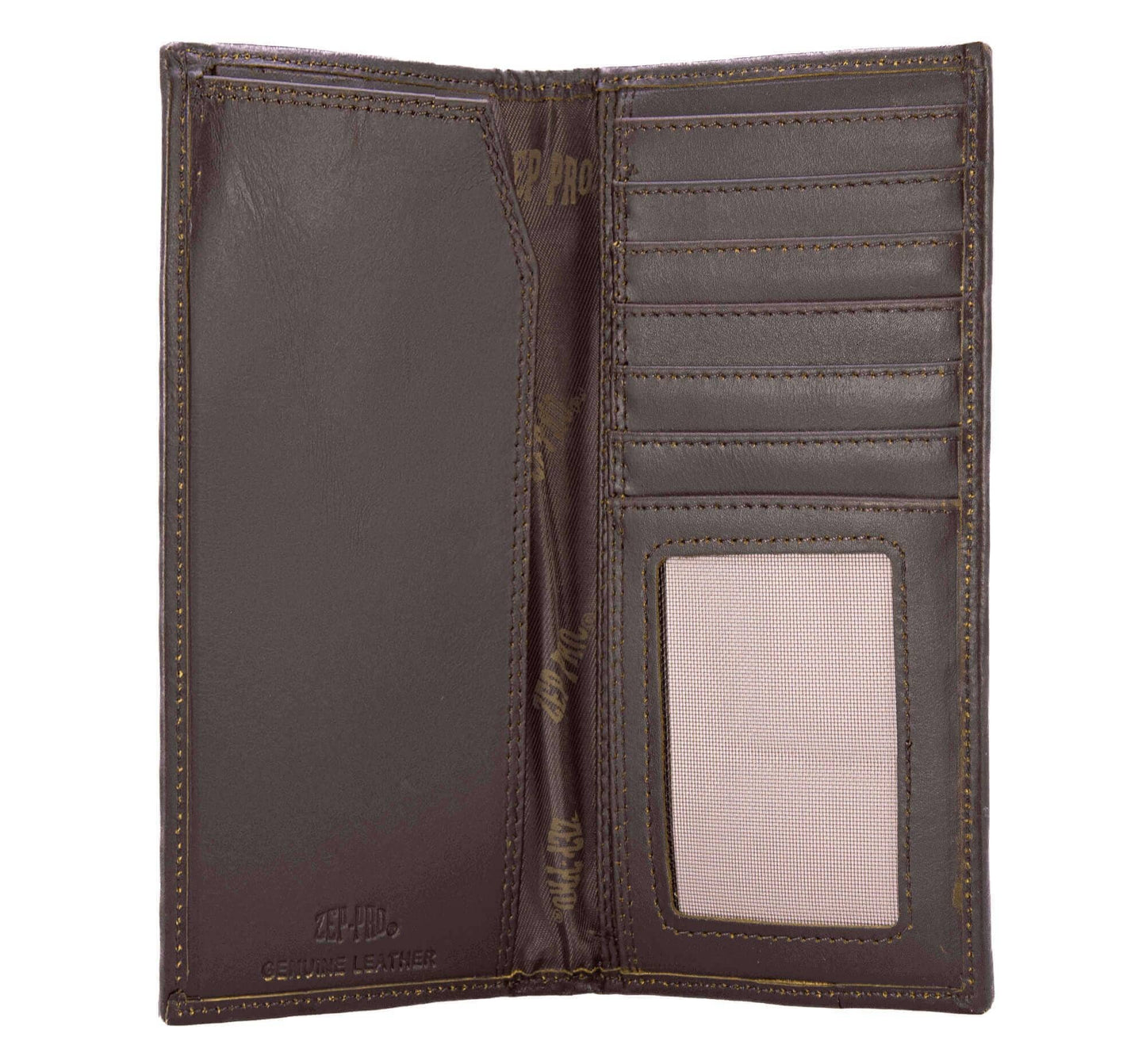 MSU Bulldogs Men's Secretary Old School Camo Leather Wallet.