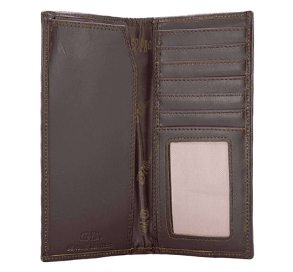 Ole Miss Rebels Men's Secretary Old School Camo Leather Wallet.