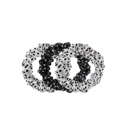 Polka Dot Party Small Silk Scrunchie