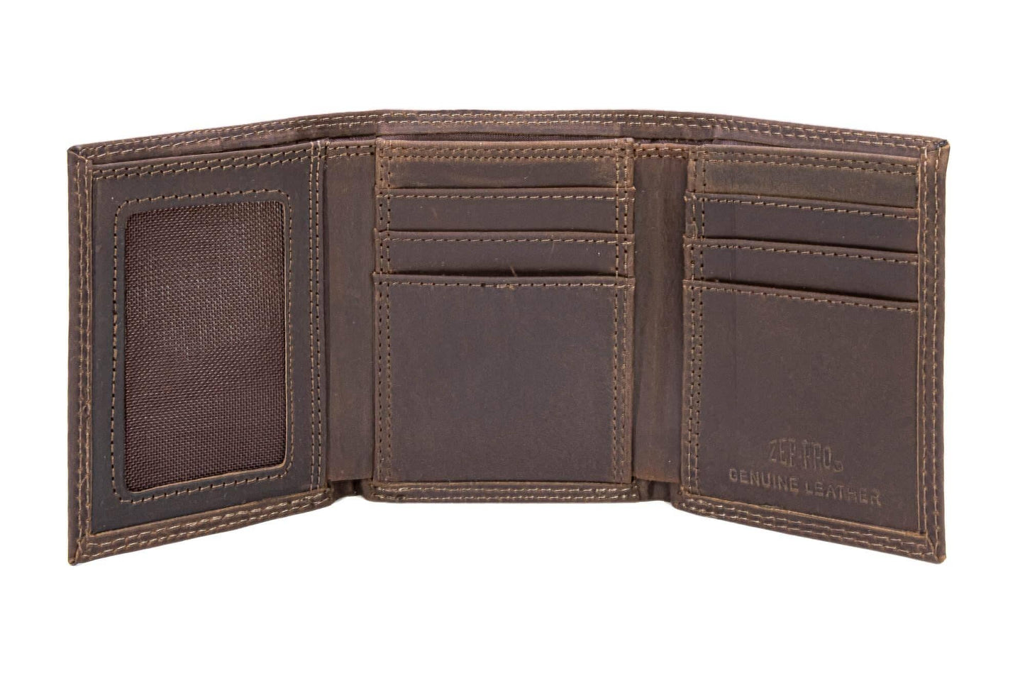 Mississippi State Bulldogs Men's Collegiate Trifold Leather Wallet.