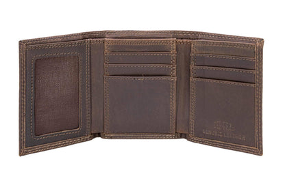 Mississippi State Bulldogs Men's Collegiate Trifold Leather Wallet.