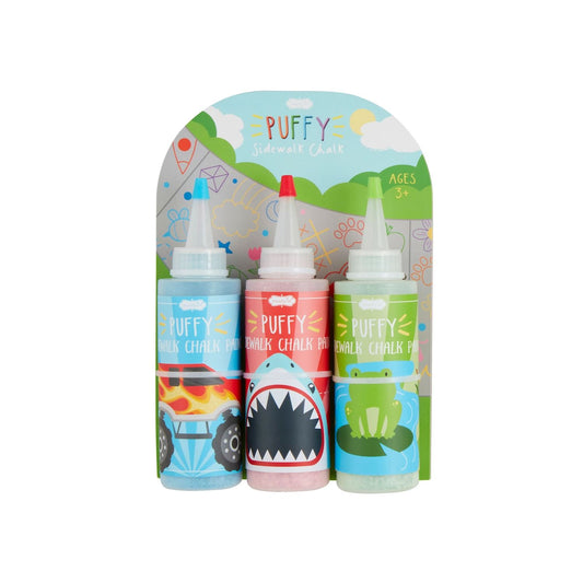 Boy Puffy Paint Chalk Set