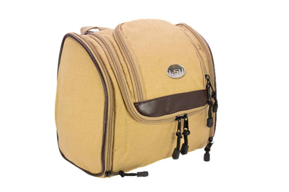 LSU Tigers Men's Khaki Hanging Toiletry Bag.