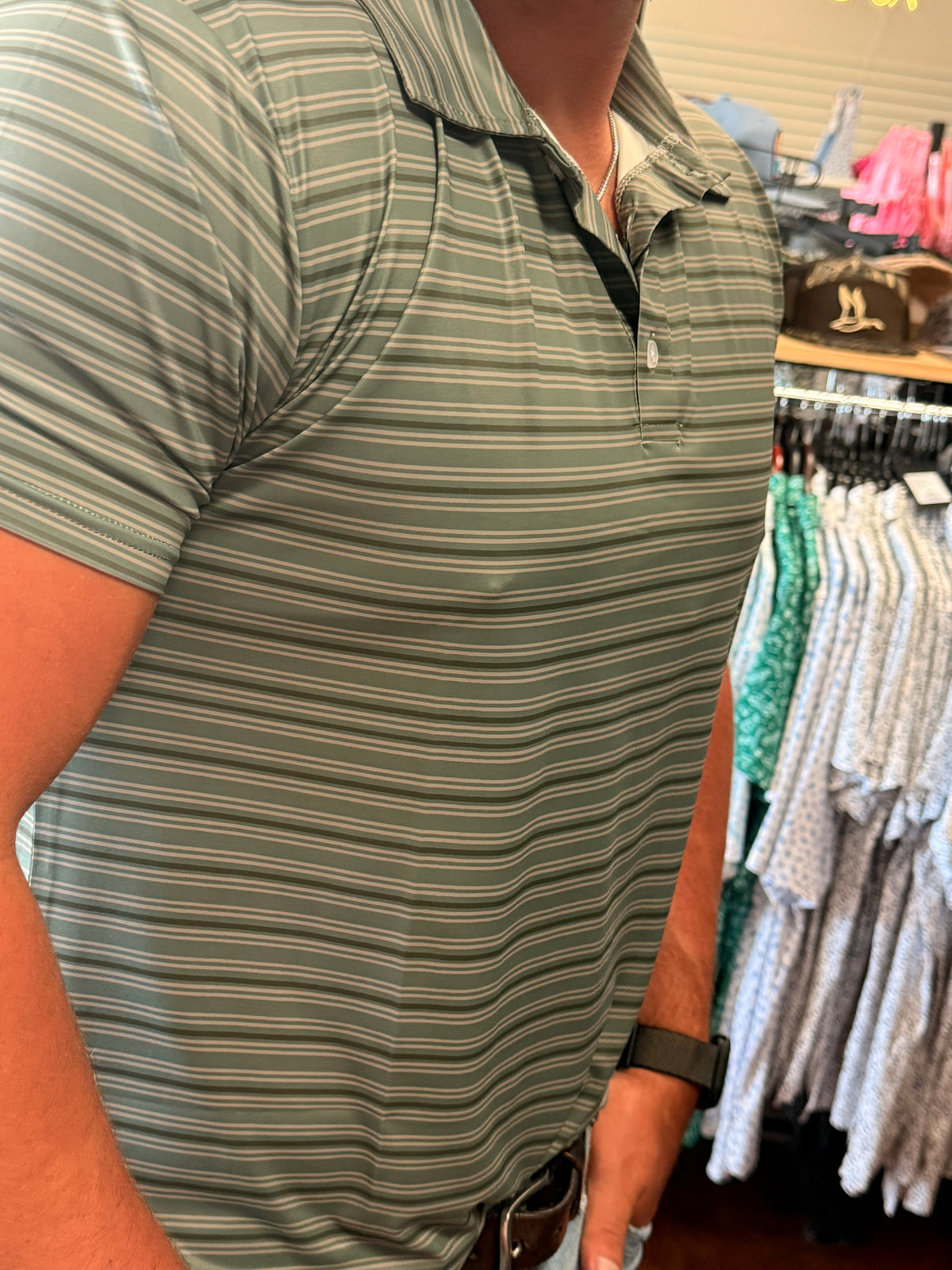 Summit Polo -Fall Stripe