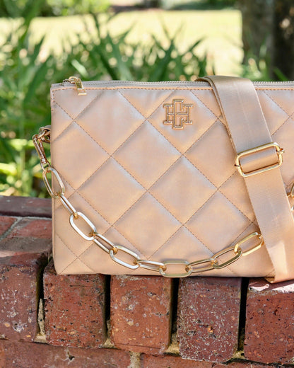 Ariana Crossbody Gold Shimmer LD