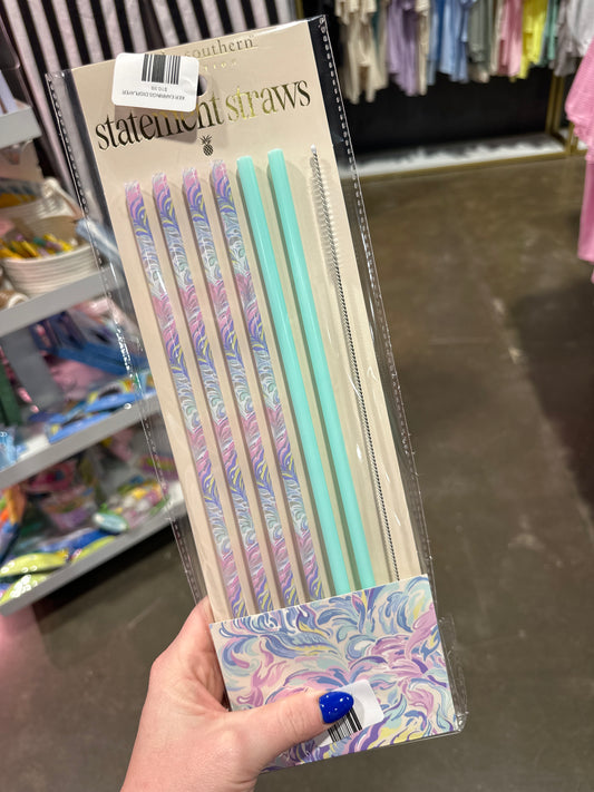 Straw Set Watercolor