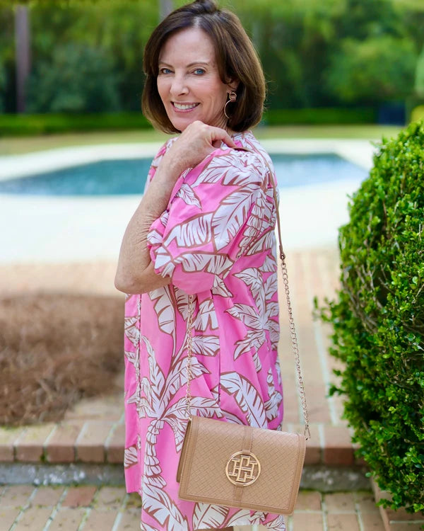 Cecilia Circle Logo Handbag
