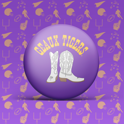 LSU Game Day Buttons | Louisiana State Tigers Game Day Pins