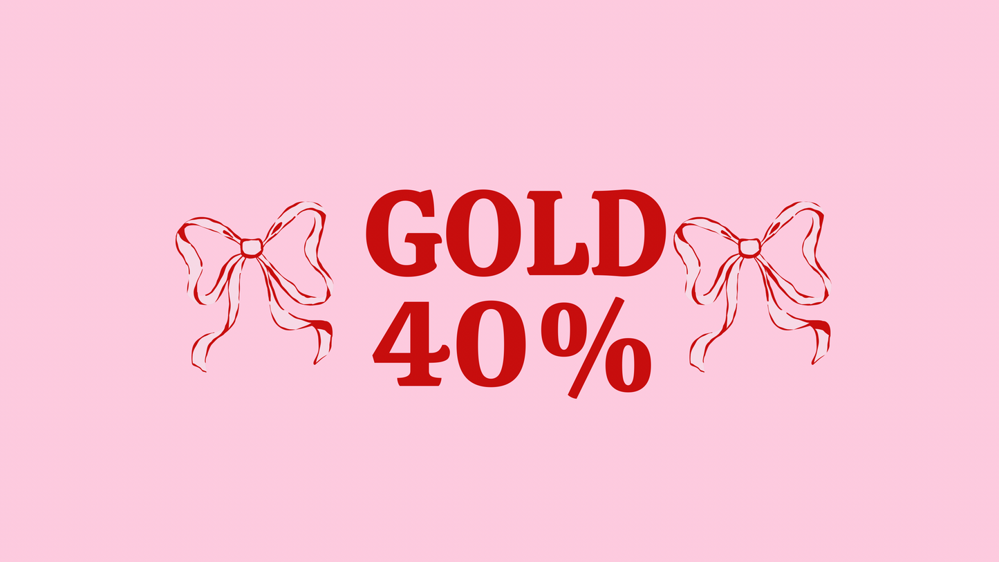 40% entire purchase