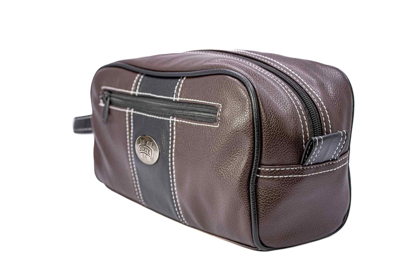 Mississippi State Bulldogs Men's Toiletry Dopp Bag Brown