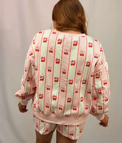 Bow Cherry Set