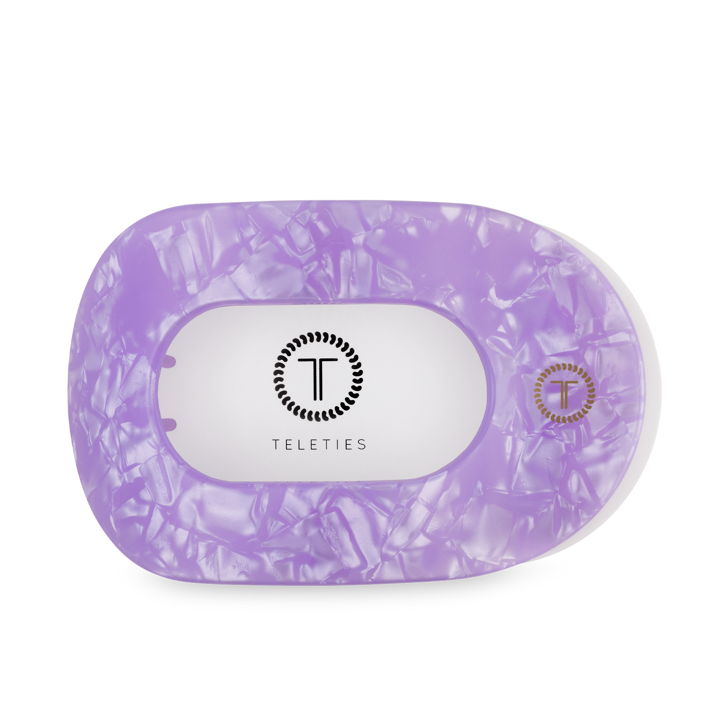 Flat Round Hair Clip | Large | Lavender Mist