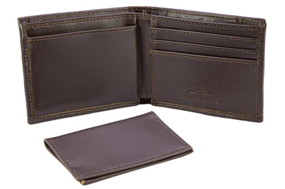 Ole Miss Rebels Men's Bifold Old School Camo Leather Wallet.