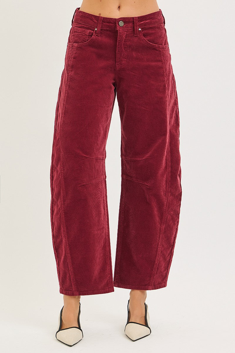 Slouchy Barrel Corduroy Pants