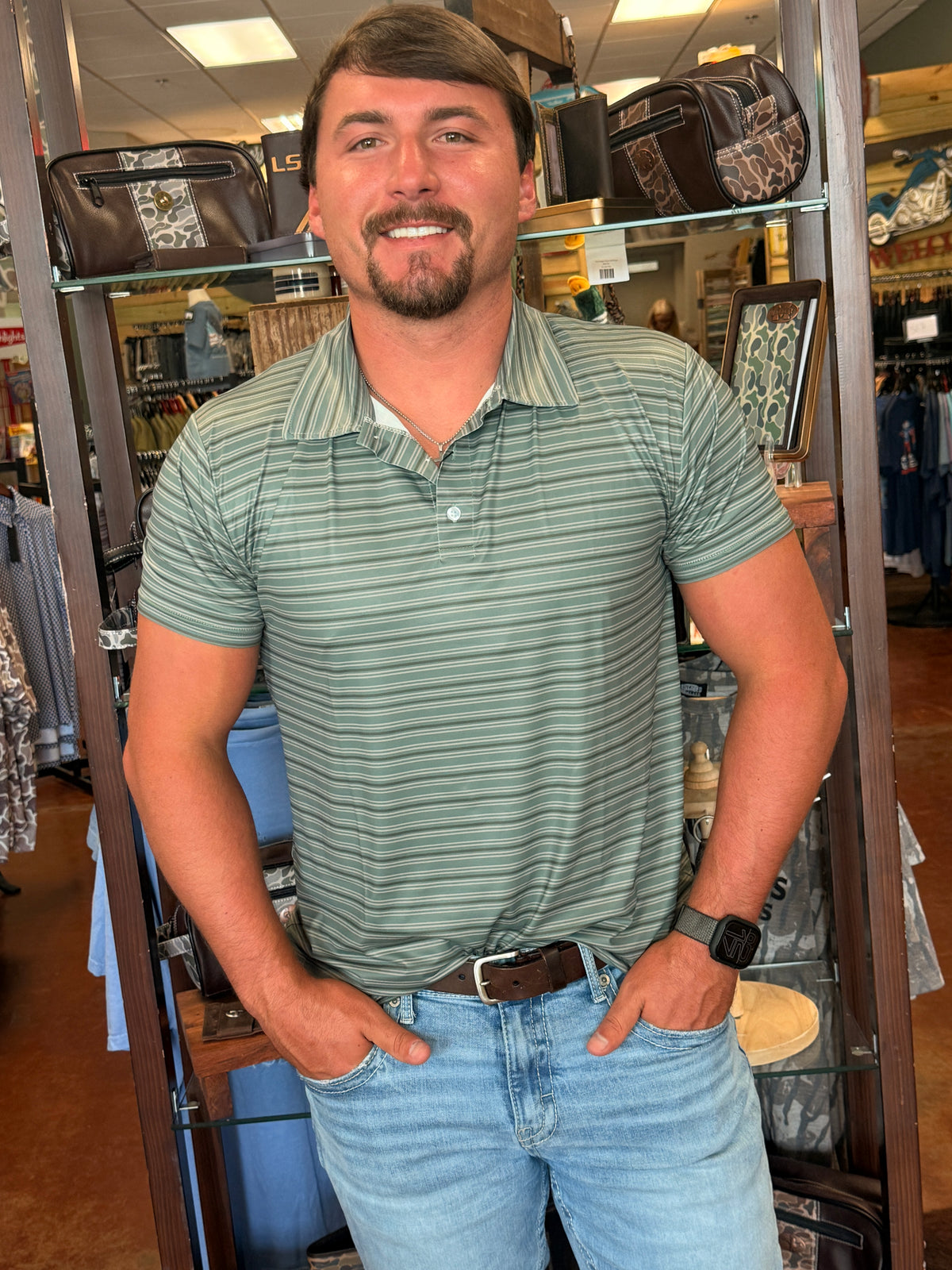Summit Polo -Fall Stripe