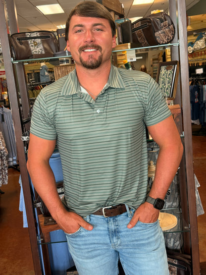 Summit Polo -Fall Stripe