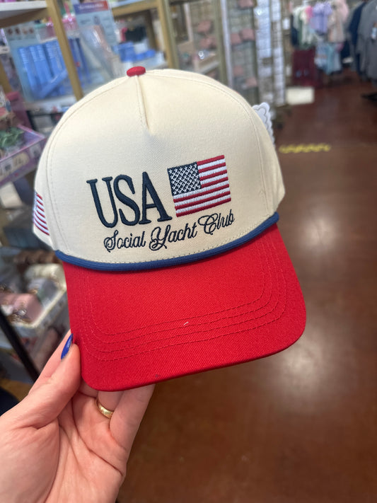 Embroidered Hat USA