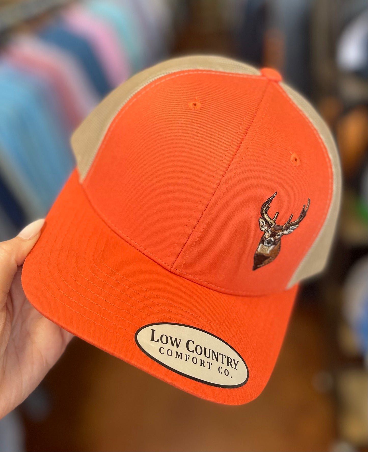Shot Caller Deer Orange/Khaki Hat