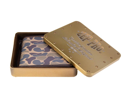 Ole Miss Rebels Men's Bifold Old School Camo Leather Wallet.