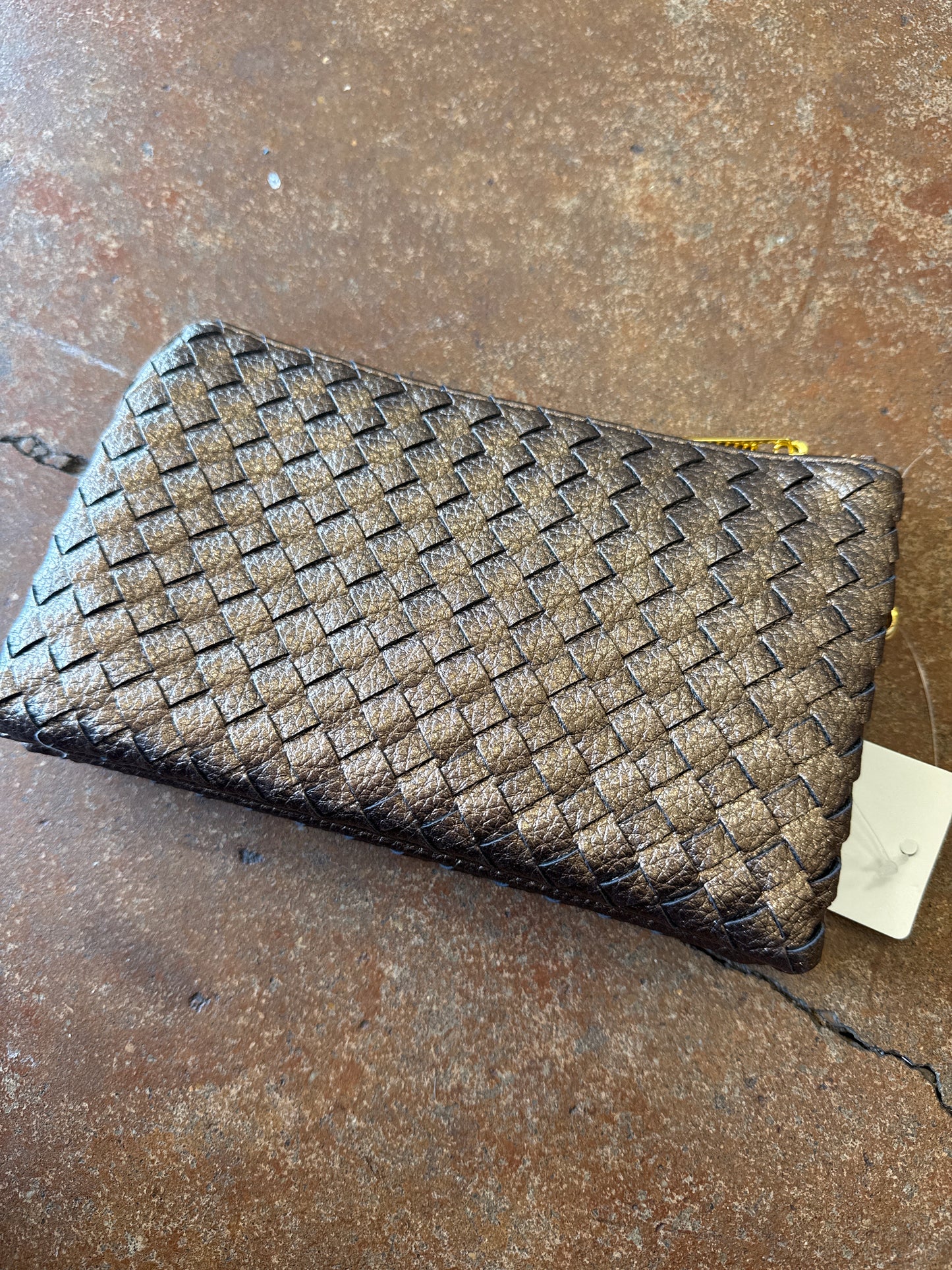 Liz Crossbody Woven Bronzite