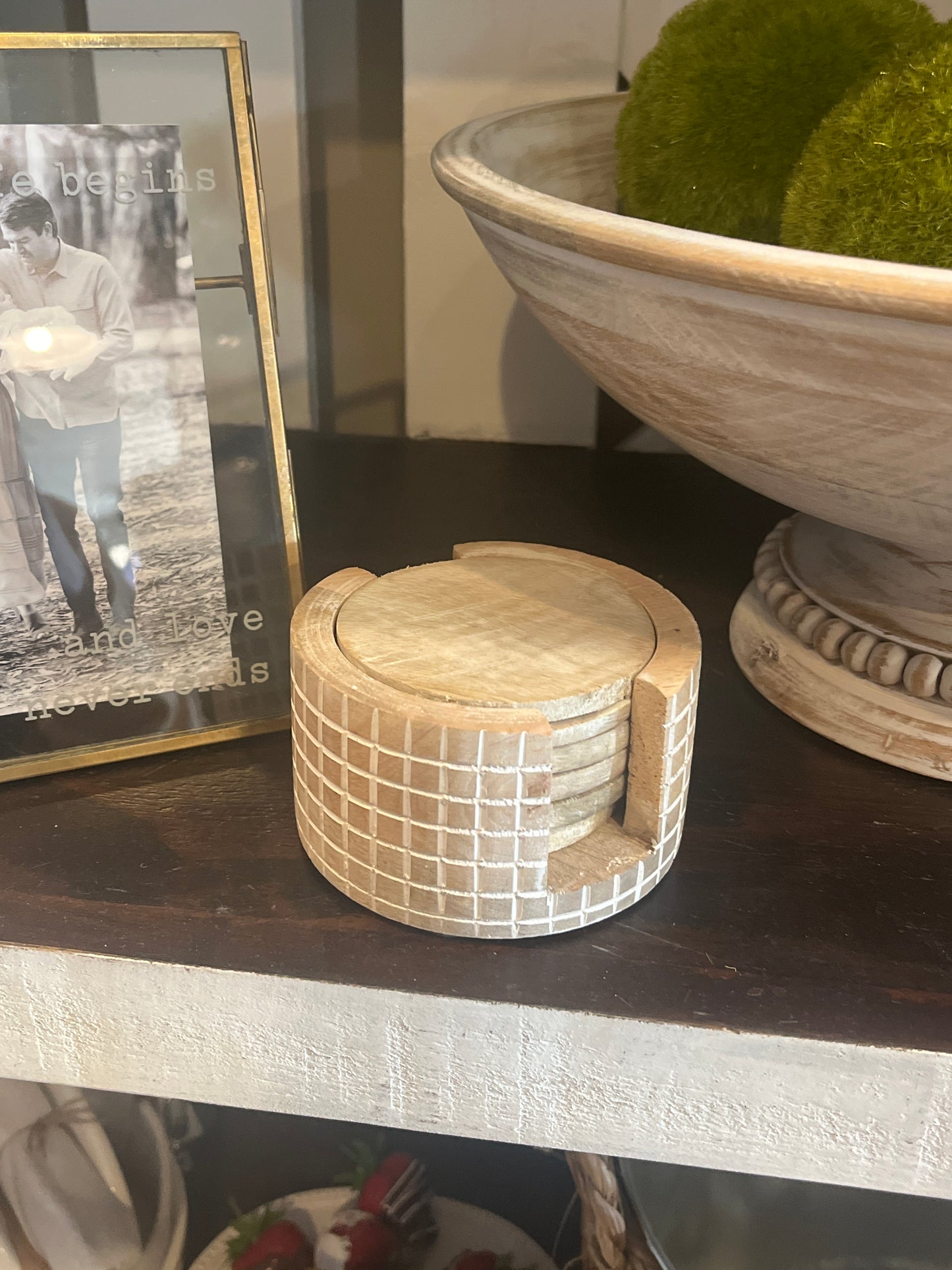 PDNE803 Check Pattern Coasters