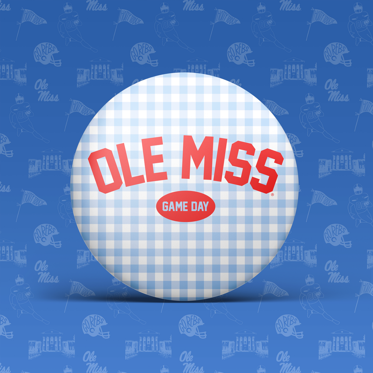 Ole Miss Game Day Buttons | Gameday Pins | College Football