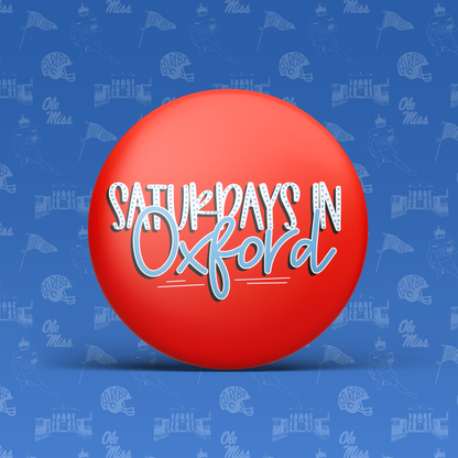 Ole Miss Game Day Buttons | Gameday Pins | College Football
