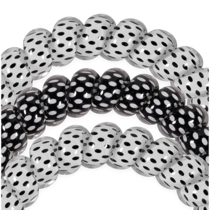 Polka Dot Party Large Hair Ties