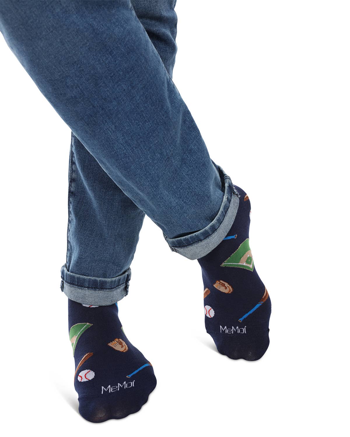 Men's Baseball Bamboo Crew Socks