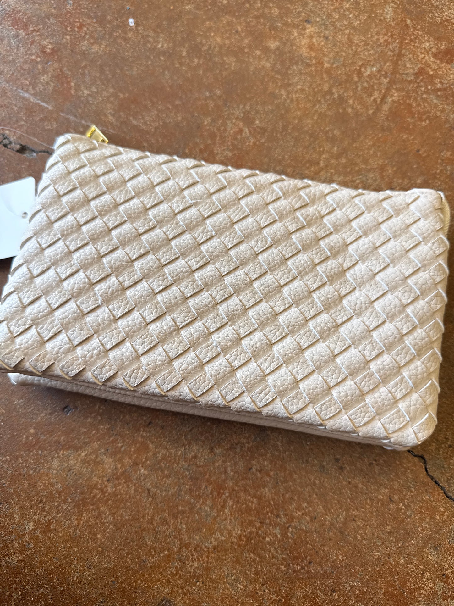 Liz Crossbody Woven Almond