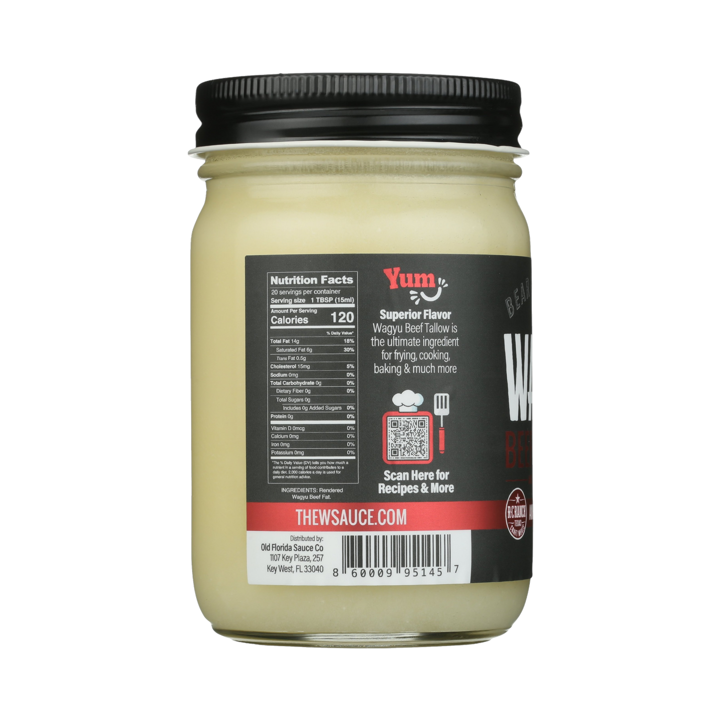 Bear & Burton's X RC Ranch Wagyu Beef Tallow