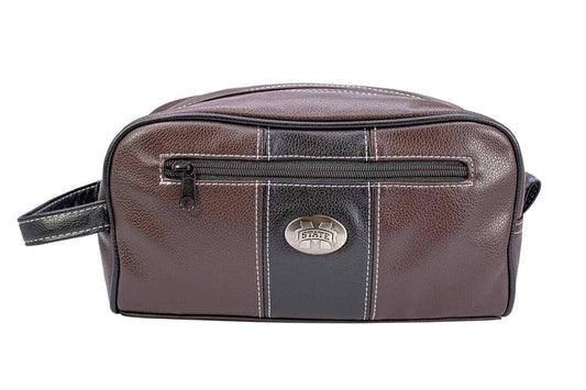 Mississippi State Bulldogs Men's Toiletry Dopp Bag Brown