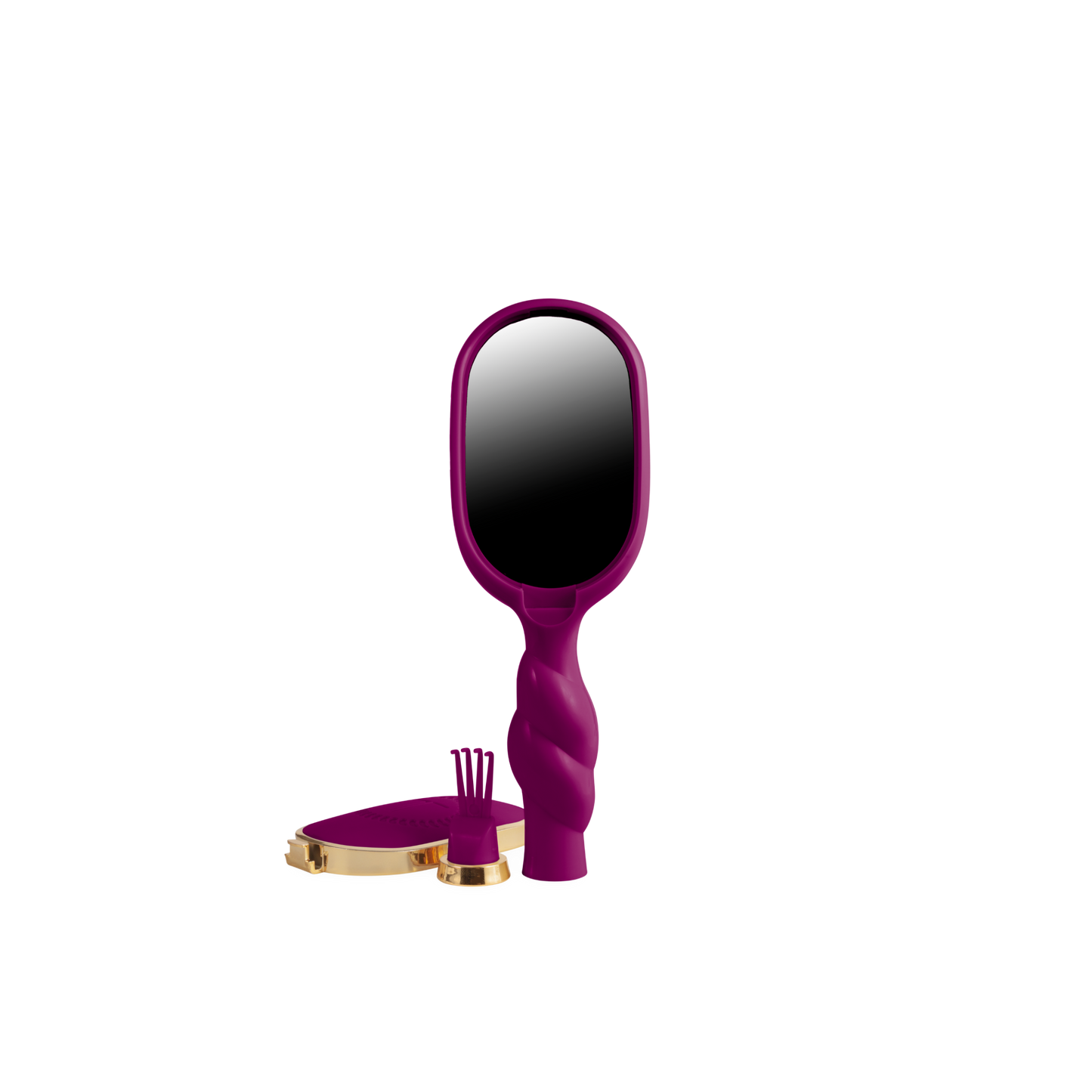 Mini Detangler Hair Brush for Medium Hair - Mulberry