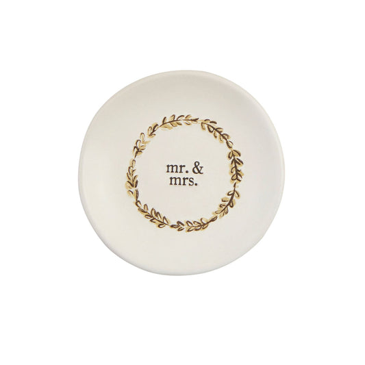 Mr Mrs Wedding Ring Dish