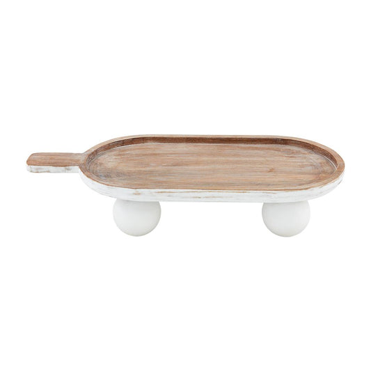 BOARD WITH LARGE BEADED FEET