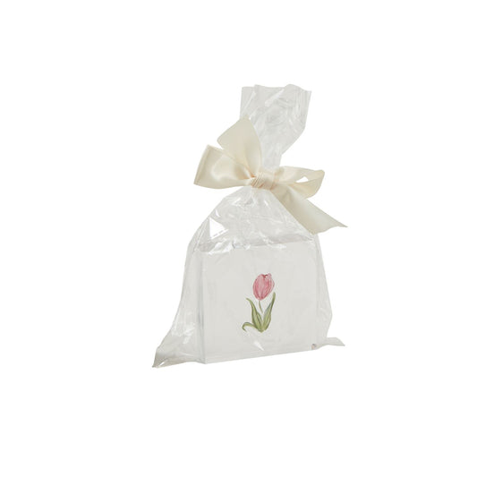 Pink Tulip Spring Acryl Block