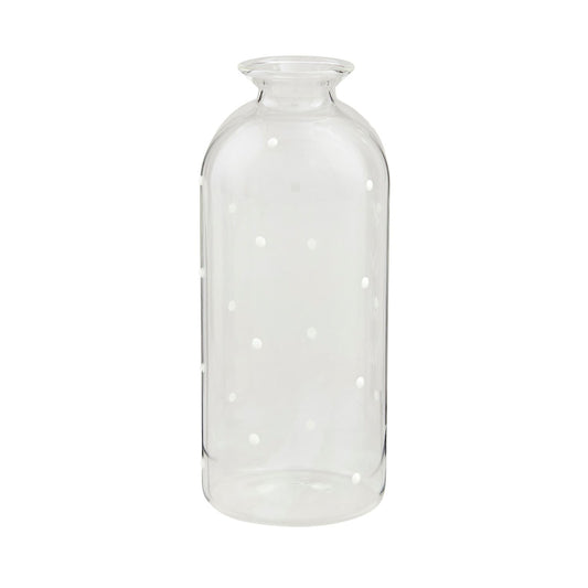 Dot Glass Bud Vase