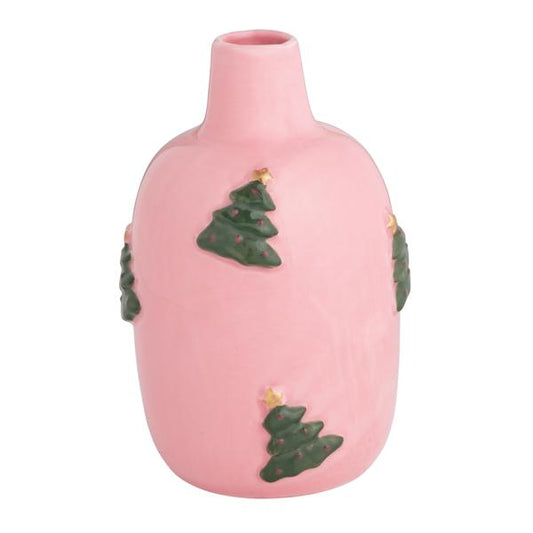 Christmas Tree Holiday Vase