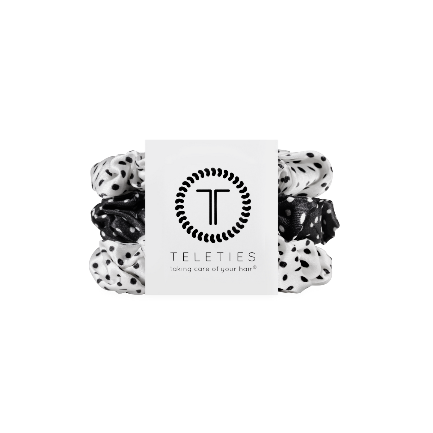 Polka Dot Party Large Silk Scrunchie