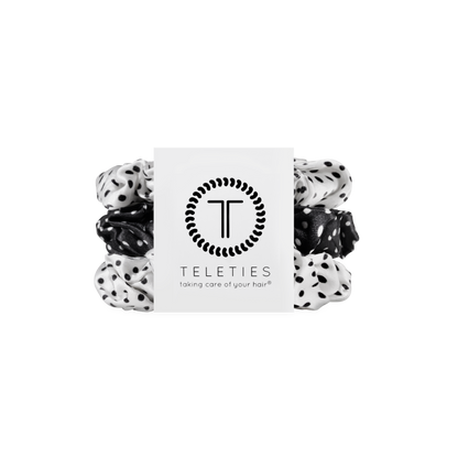 Polka Dot Party Large Silk Scrunchie