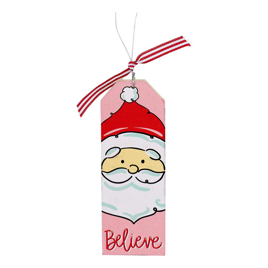 Vintage Christmas Wood Ornament