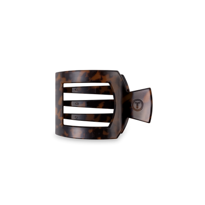 Square Flat Hair Clip | Small | Tortoise