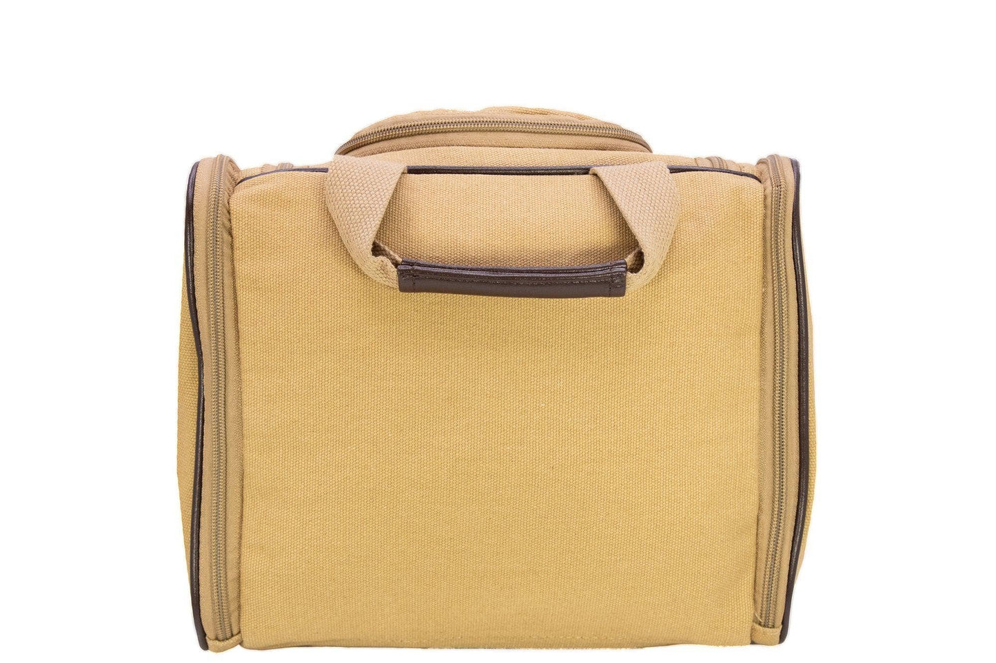 Ole Miss Rebels Men's Khaki Hanging Toiletry Bag.