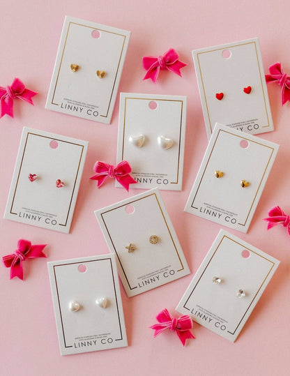 Screwback Stud Earrings - Lucia Large
