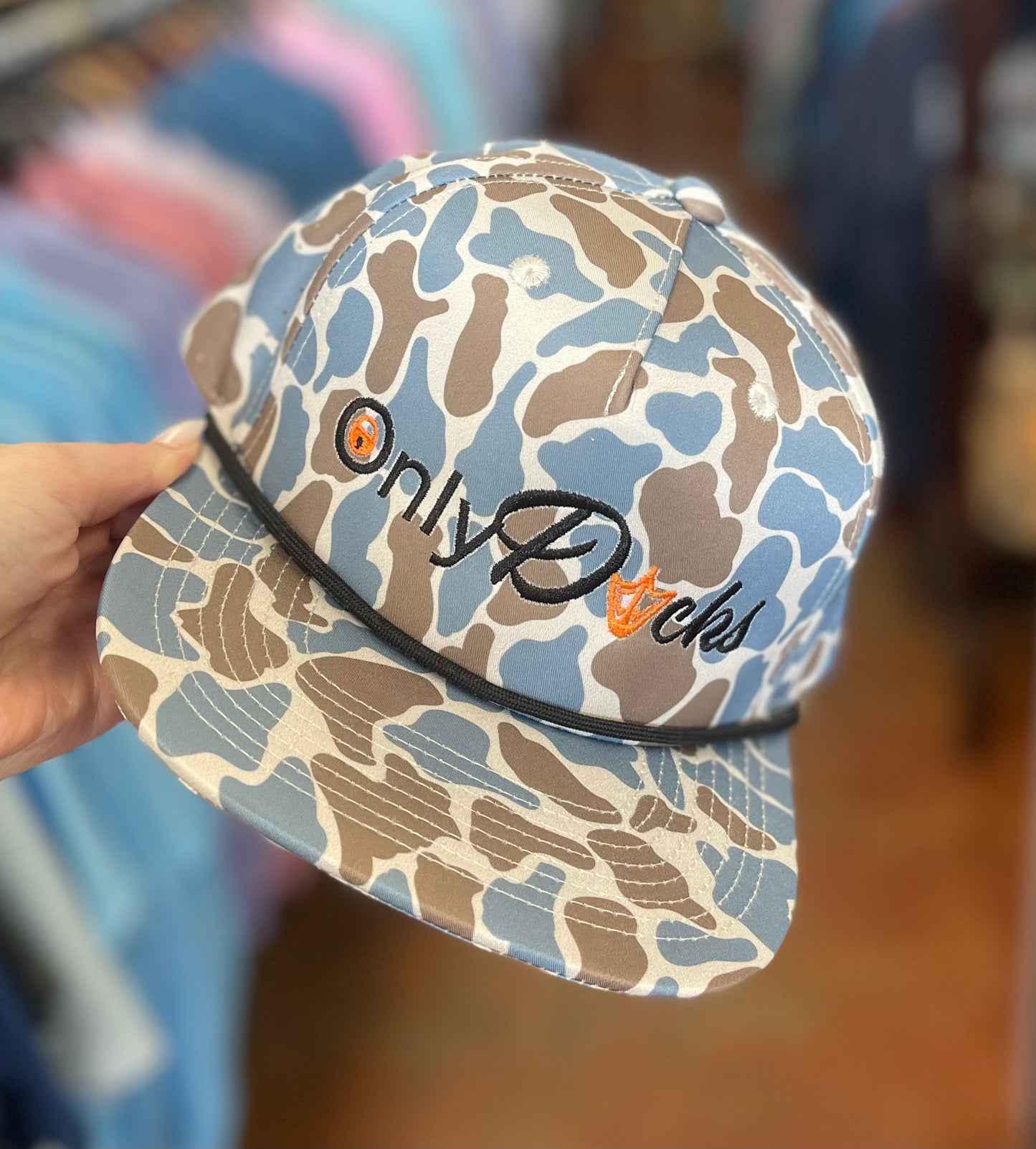 FF014 Only Ducks 5perf Blue Camo